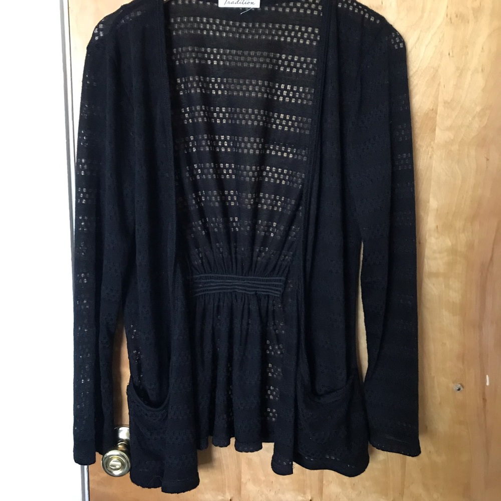 NWOT Black long sleeve cardigan
